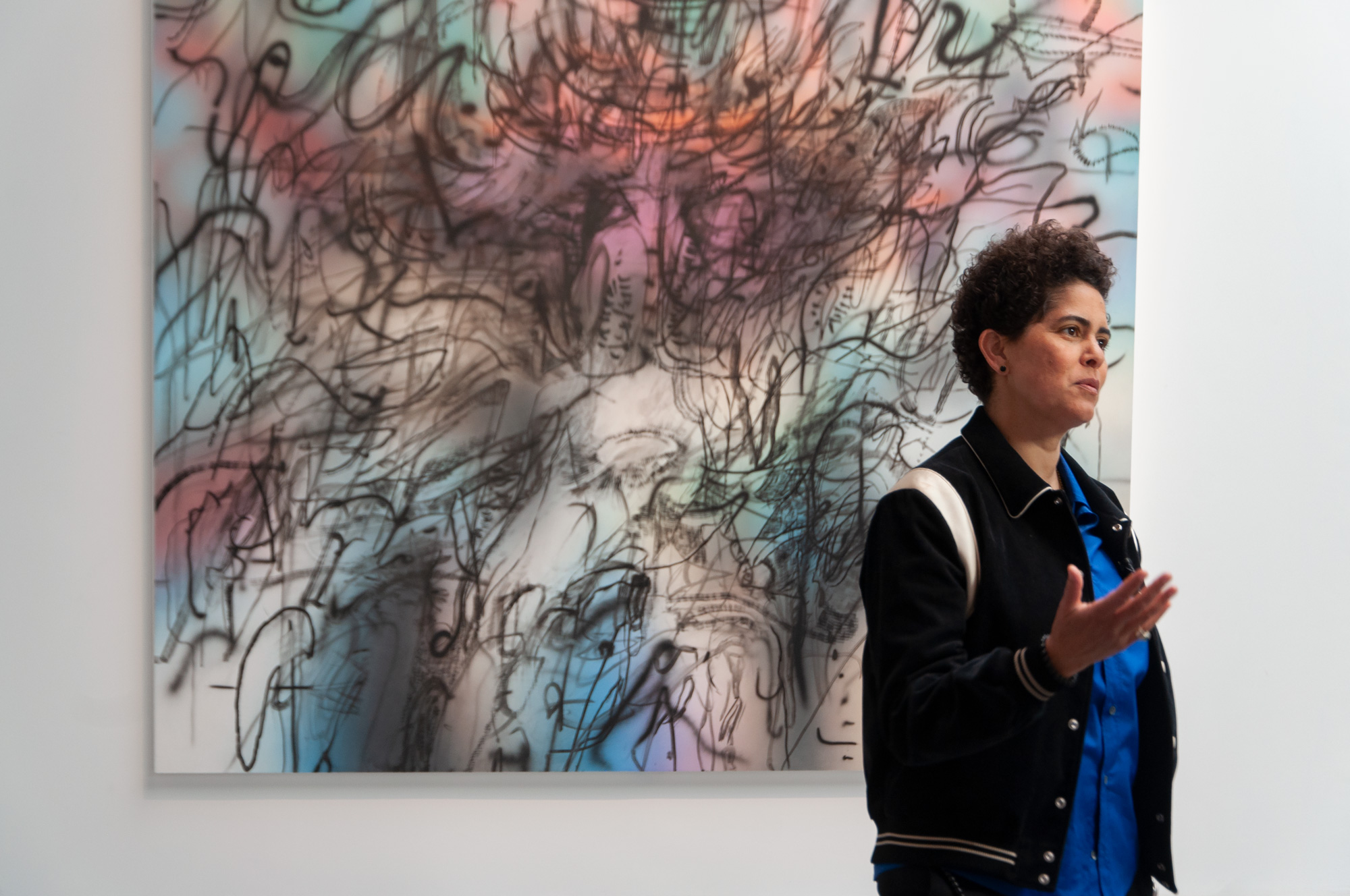 Julie Mehretu Under the lowest